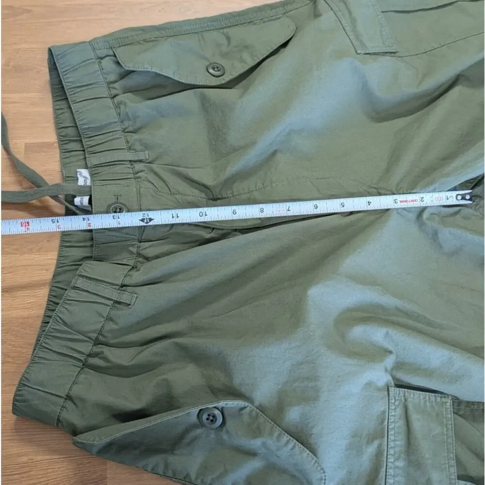 Samsoe Samsøe Planet Cargo Pants Unisex M Green Cotton Relaxed